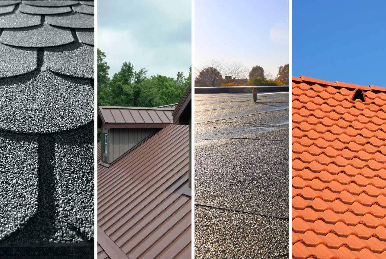 Learn about the different types of roofs