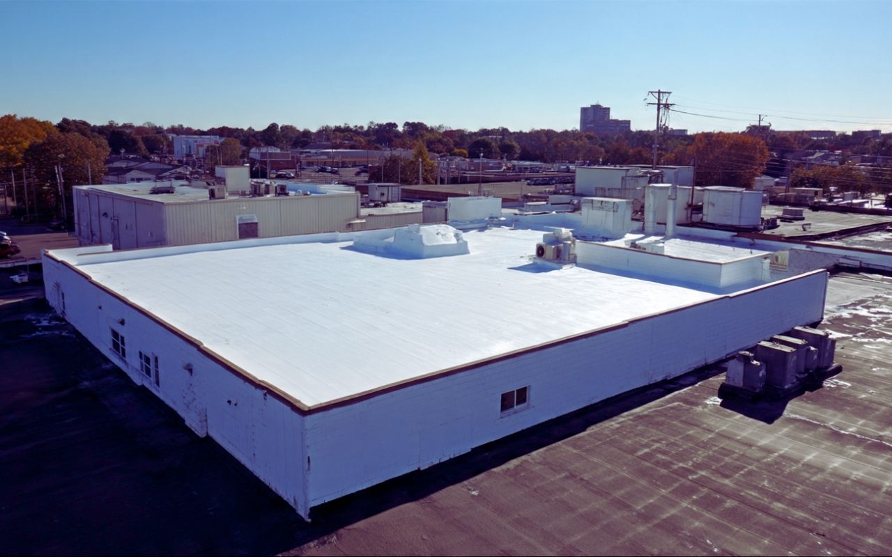 Comparison of TPO vs EPDM vs PVC Virginia Climate performance on a commercial flat roof.